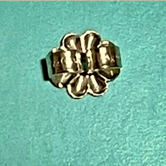 Tiffany & Co Sterling Silver Original Style Replacement Earring Back - Picture 2 of 4